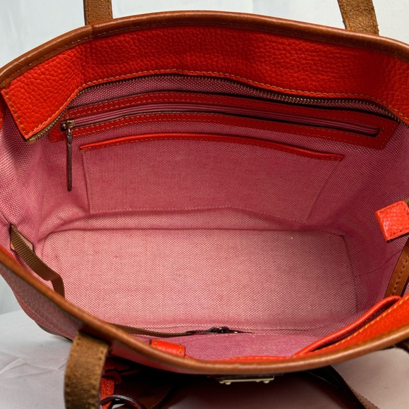 Dooney &‎ bourke orange pebble tote - Picture 13 of 14